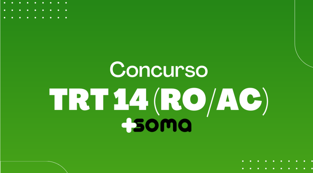 Concurso TRT 14 RO AC O Contrato a FCC é assinado Edital em