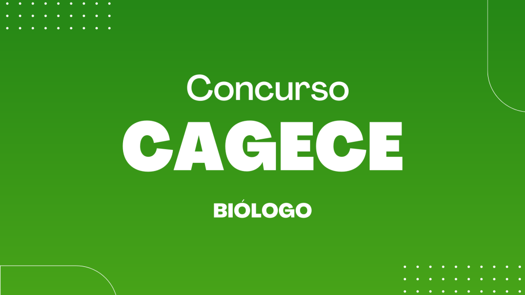 concurso CAGECE biólogo