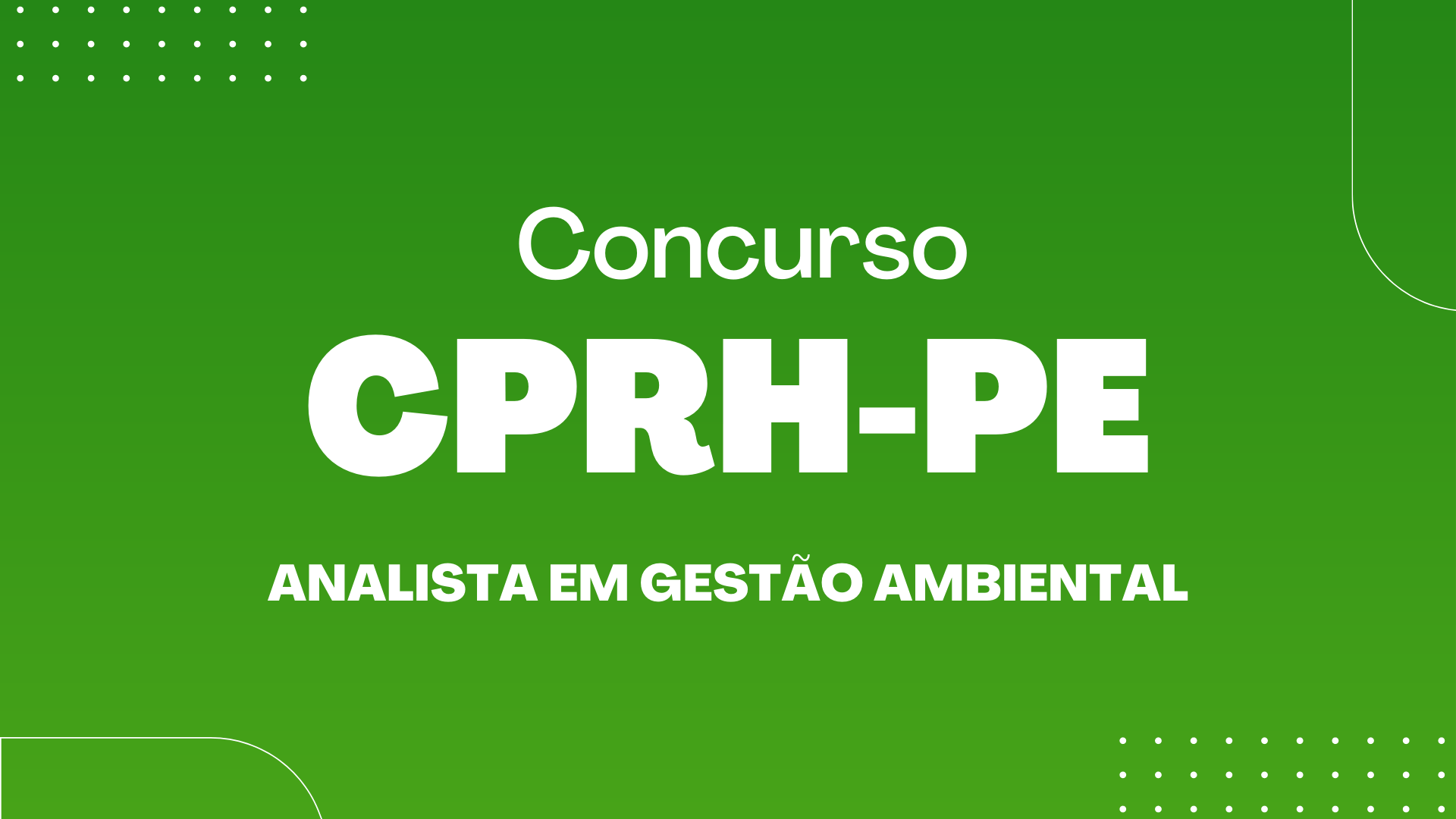 concurso CPRH PE analista em gestão ambiental