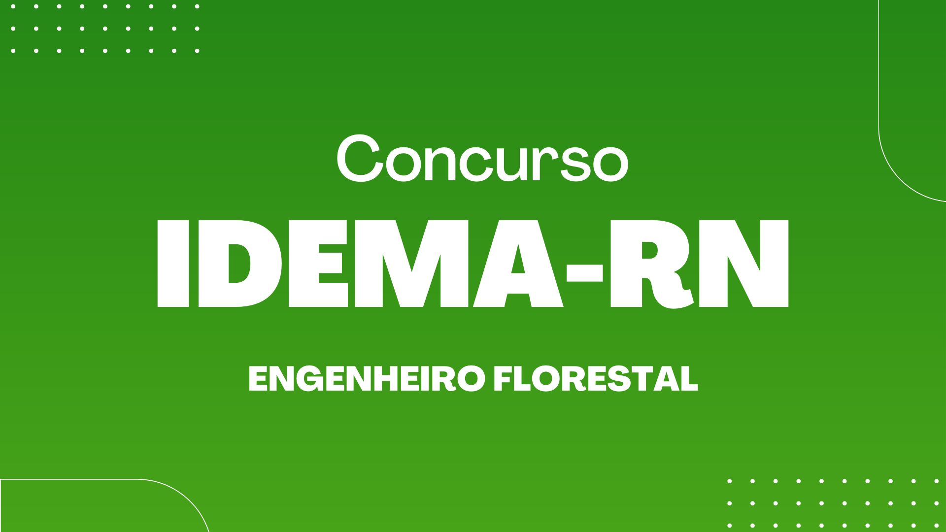 concurso IDEMA RN engenheiro florestal