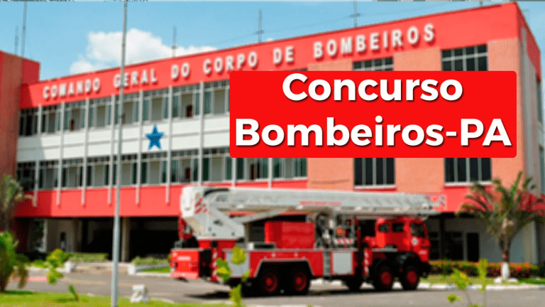 Saiu o edital do concurso Bombeiros PA com 1.943 vagas disponíveis!