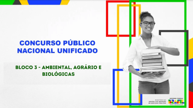 Confira nosso Curso para o Bloco 3 do CNU: Meio Ambiente, Agricultura e Desenvolvimento Agrário 