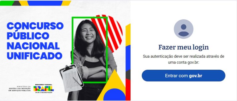 Já está no ar a página de inscrição dos candidatos ao Concurso Nacional Unificado 2024! Inscrições começam amanhã!