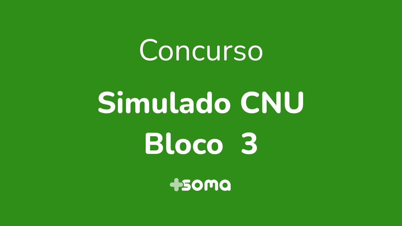 Soma Simulado CNU bloco 3