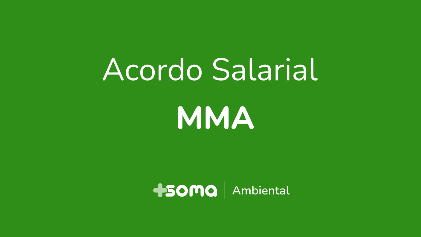 Soma concurso MMA: acordo salarial