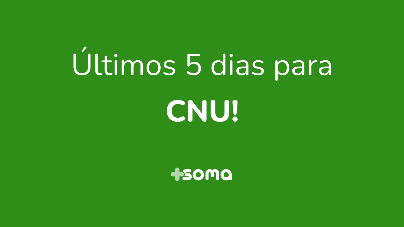 Soma Concurso CNU Últimos 5 dias