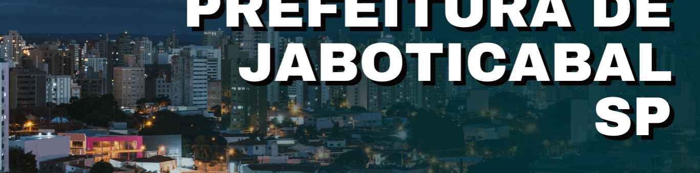 CONCURSO PREFEITURA DE JABOTICABAL