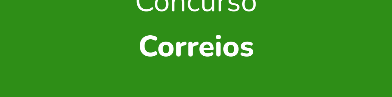 Concurso Correios 2024