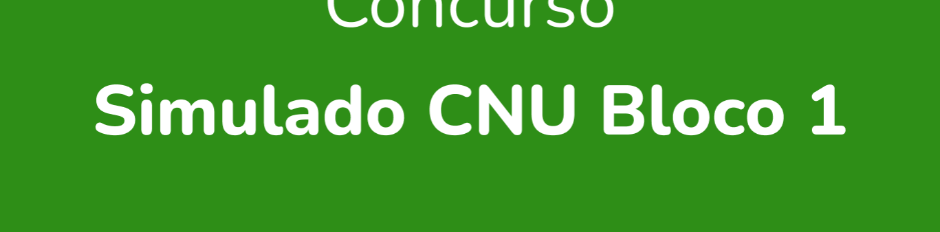 Soma Concurso simulado cnu bloco 1