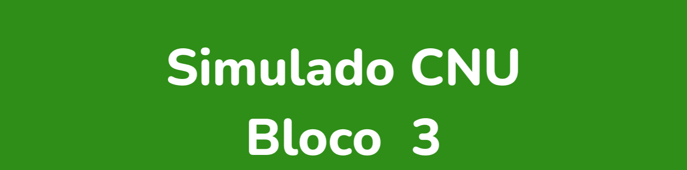 Soma Simulado CNU bloco 3