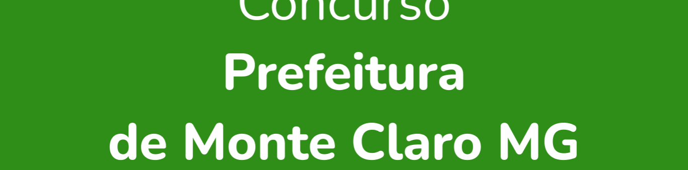 Soma concurso Prefeitura de monte carlos mg