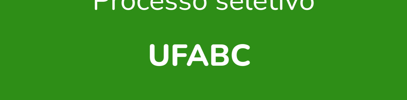 Processo Seletivo UFABC