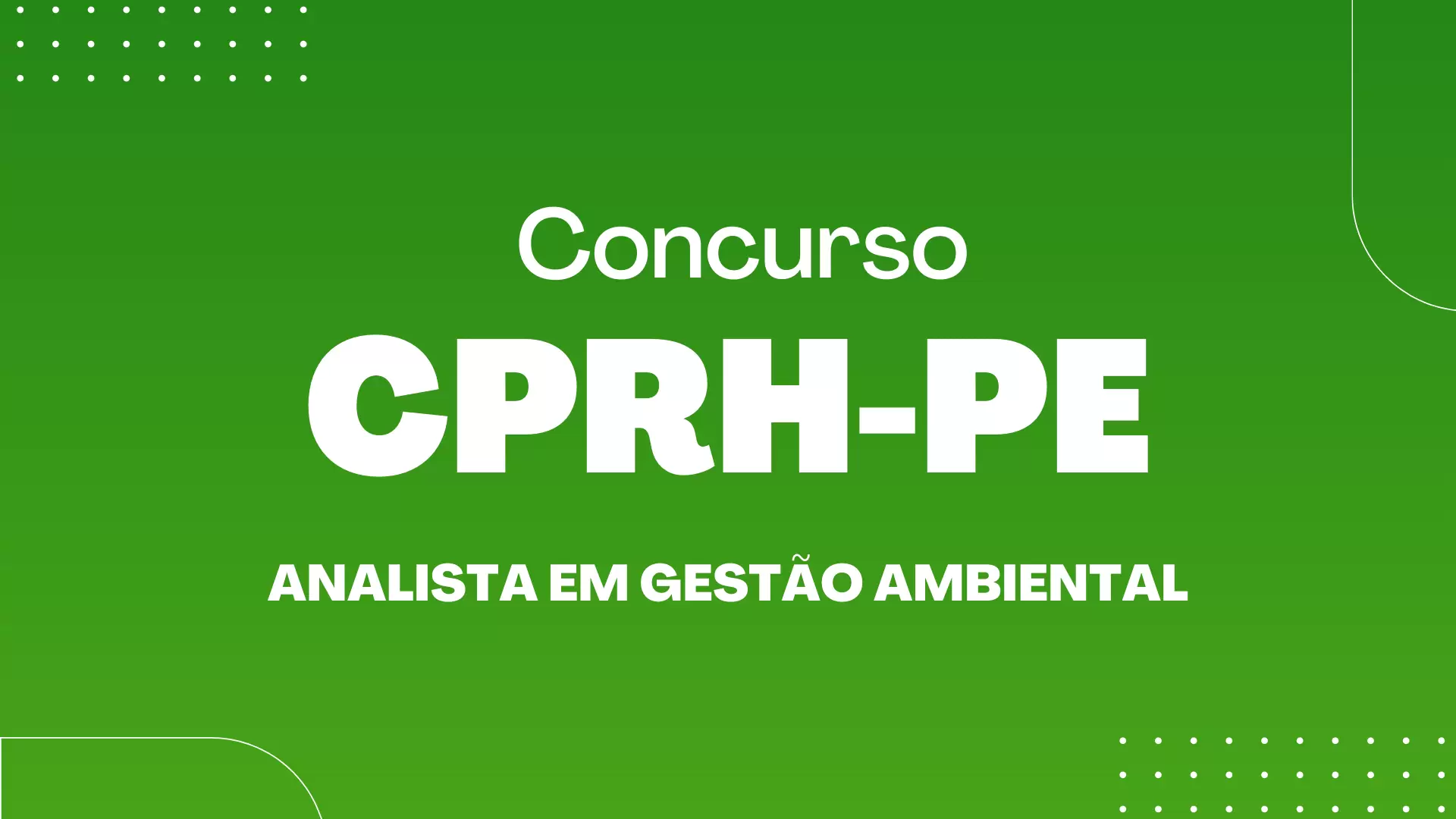 concurso CPRH PE analista em gestão ambiental