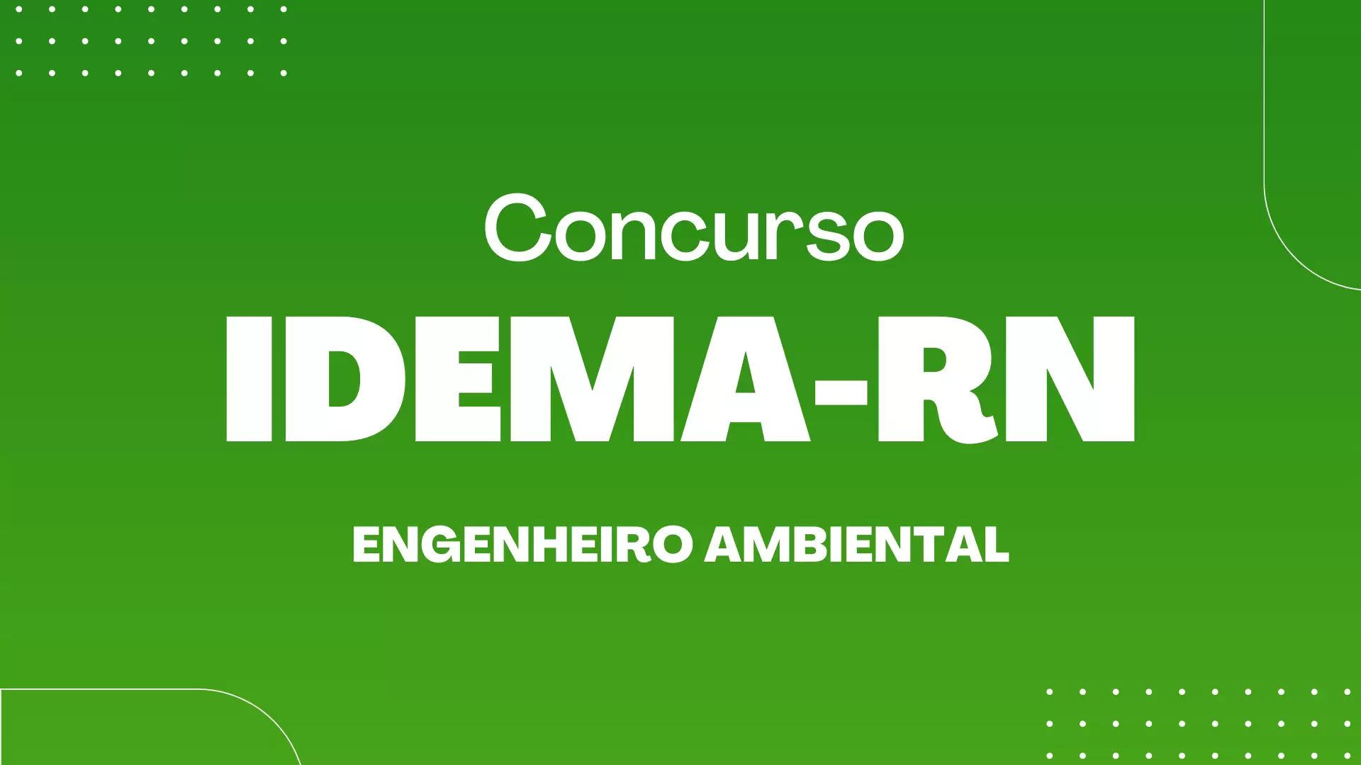 concurso IDEMA RN engenheiro ambiental