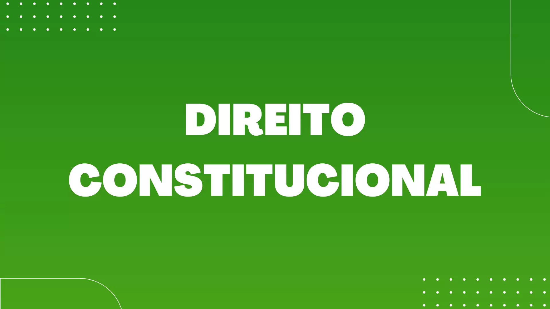 direito constitucional