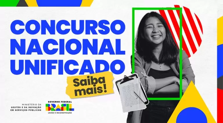 Saíram os editais do Concurso Nacional Unificado (CNU)! São mais de 6 mil vagas em diversas áreas de atuação!