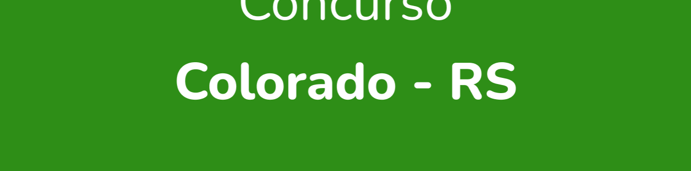 Concurso Público Colorado - RS